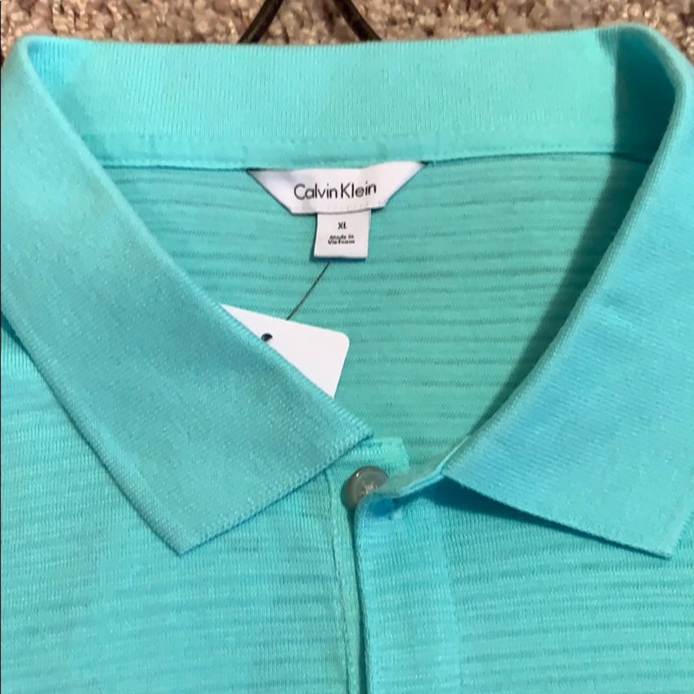 Calvin Klein “Aqua Splash” Men’s Polo